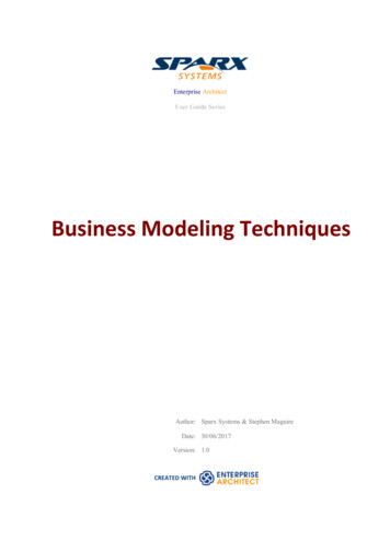 Business Modeling Techniques - Enterprise Architect