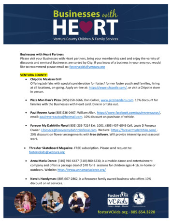 Businesses With Heart Partners VENTURA COUNTY