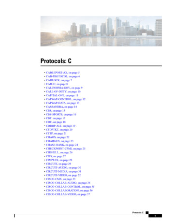 Protocols:C - Cisco