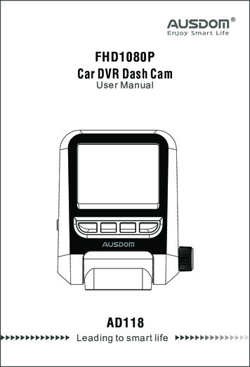 FHD1080P Car DVR Dash Cam User Manual