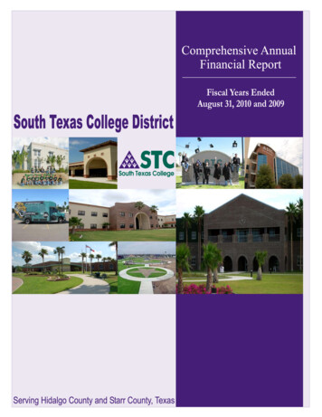 South Texas College District Comprehensive Annual Financial Report