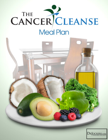 Cancer Cleanse Meal Plan - Dr. Jockers