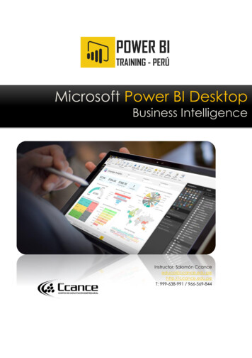 Microsoft Power BI Desktop - CCANCE