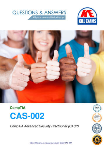 CAS-002 Exam Dumps With Real Exam Questions - 