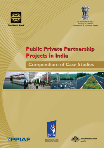 Public Private Partnership Projects In India