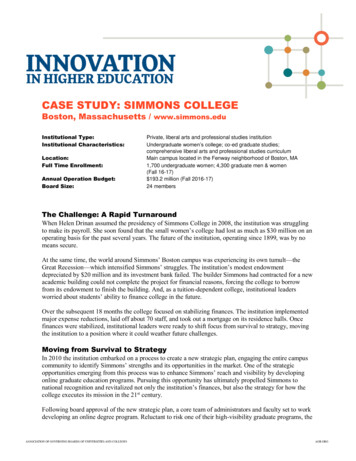 Case Study: Simmons College - Agb