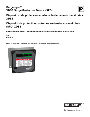 Surgelogic XDSE Surge Protective Device (SPD) Dispositivo .