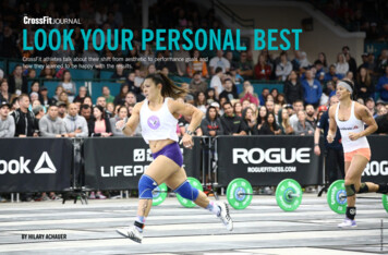 THE JOURNAL LOOK YOUR PERSONAL BEST - CrossFit