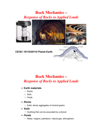 Rock Mechanics - University Of Notre Dame