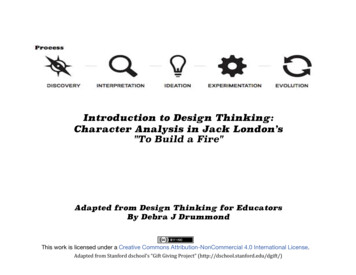 Introduction To Design Thinking: Character Analysis In .