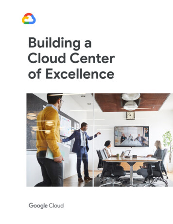 Building A Cloud Center Of Excellence - Google