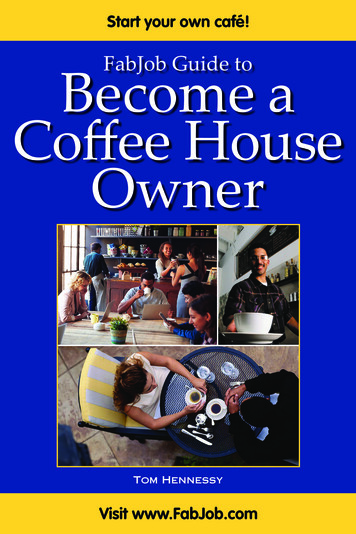 FabJob Guide To Become A Coffee House Owner