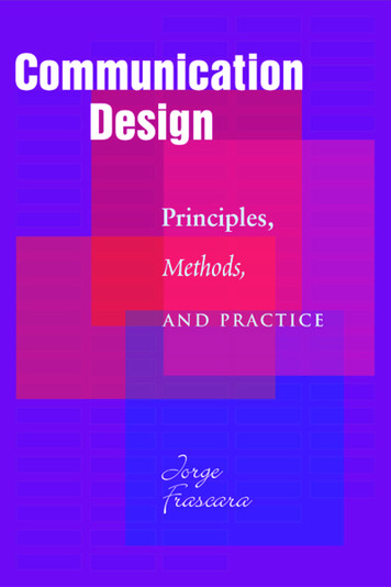 Communication Design: Principles, Methods, And Practice