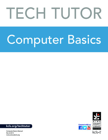 Computer Basics - King County Library System