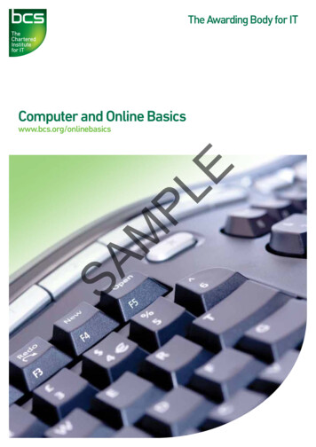Computer And Online Basics