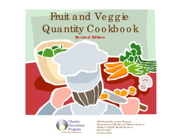 Fruit And Veggie Quantity Cookbook