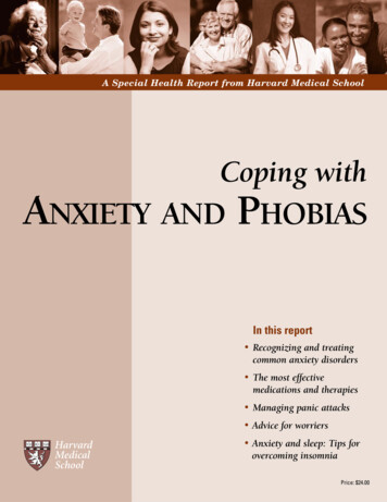 Coping With NXIETY AND PHOBIAS