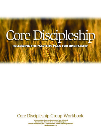 Doug Morrell - Discipleship Resources Core Discipleship