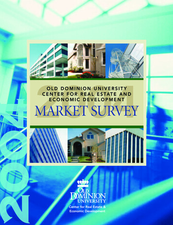 2004 Real Estate Market Review - Old Dominion University