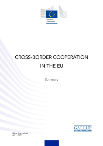 CROSS-BORDER COOPERATION IN THE EU - European Commission