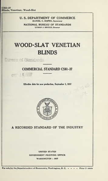 Wood-slat Venetian Blinds