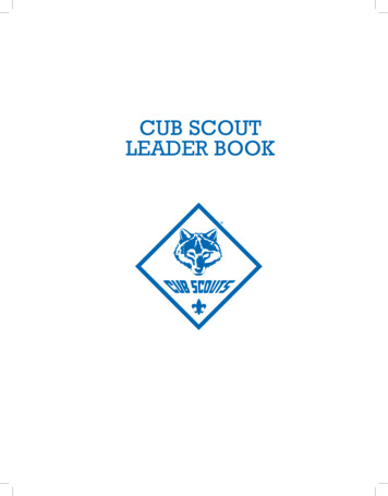 Cub SCout Leader Book - San Diego-Imperial Council