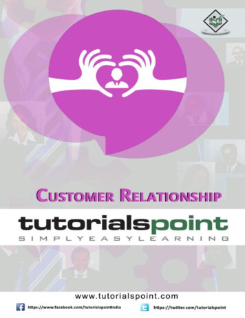 Customer Relationship Management Tutorial