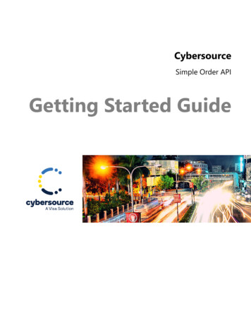 Getting Started Guide - CyberSource