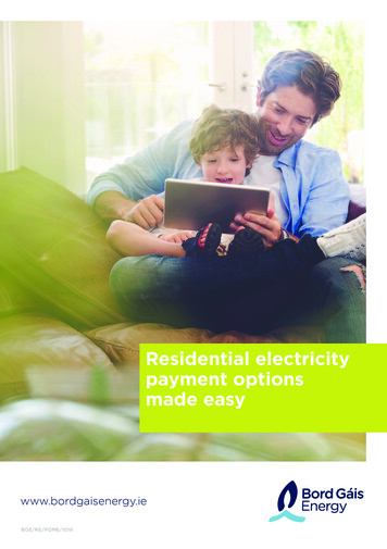 Residential Electricity Payment Options Made Easy