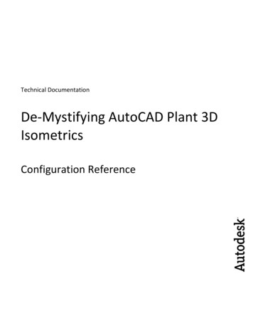 De-Mystifying AutoCAD Plant 3D Isometrics