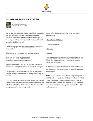DIY OFF GRID SOLAR SYSTEM - Content.instructables 