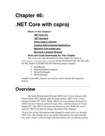 Chapter 46: Core With Csproj