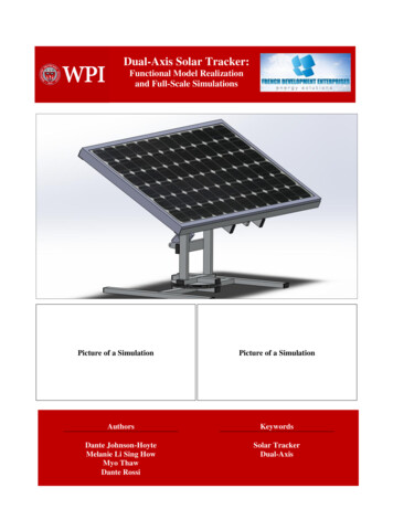 Dual-Axis Solar Tracker - Worcester Polytechnic Institute