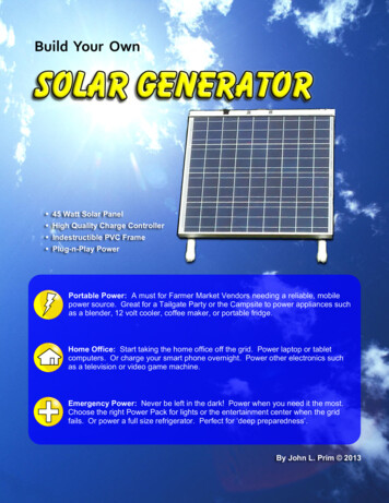 Easy DIY Solar Generator - Build-It-Solar