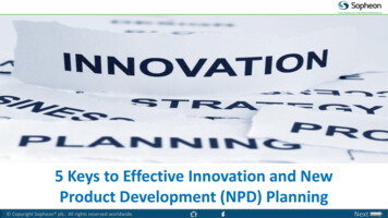 5 Keys To Effective Innovation And New Product Development .