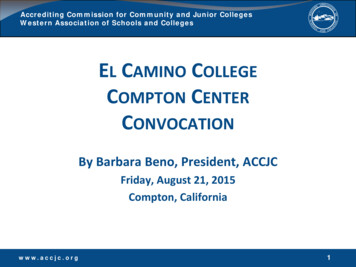 Accrediting Commission For Community And Junior Colleges Western .