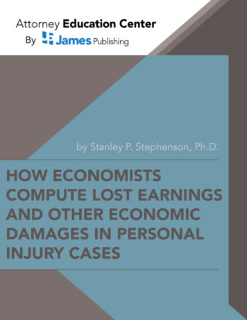 How Economists Compute Lost - Litigation Economics