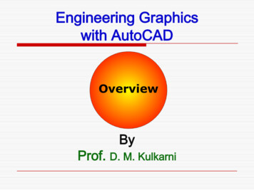 Engineering Graphics With AutoCAD