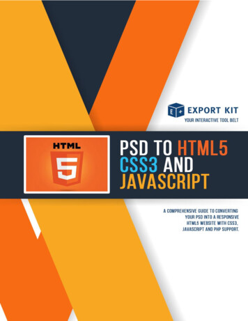 PSD To HTML5 - Export Kit