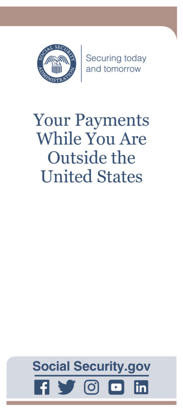 EN-05-10137 - Your Payments While You Are Outside The .