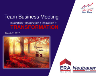 Team Business Meeting - ERA Neubauer Real Estate Home