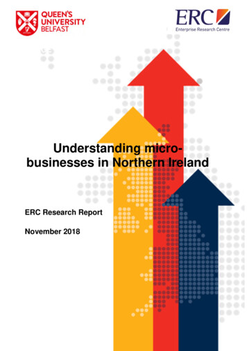 Understanding Micro Businesses In Northern Ireland