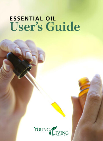 Essential Oils User Guide - YL Website