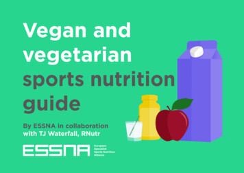 Vegan And Vegetarian Sports Nutrition - Essna 