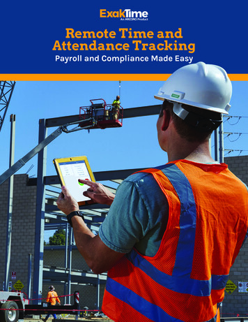 Remote Time And Attendance Tracking
