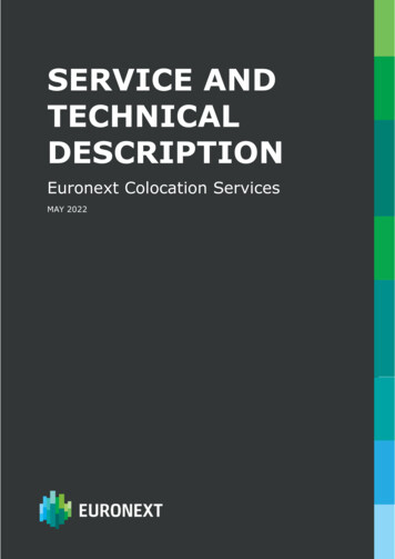 Service And Technical Description