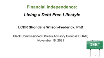 Financial Independence: Living A Debt Free Lifestyle