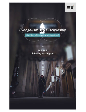 Evangelism Or Discipleship