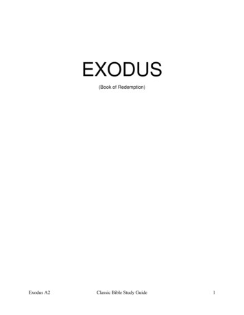 EXODUS - Classic Bible Study Guide