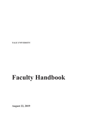 Faculty Handbook - Office Of The Provost